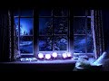 Relaxing Music Snowy Night ~ Beautiful relaxing video for studying or sleeping