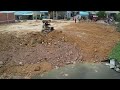 Update New Video Bulldozer Pour Soil Delete The Lake By Small Truck Loading Land