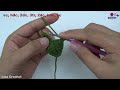 How to crochet a simple flower, crochet flower keychain, crochet keychain!