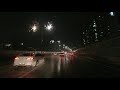 ASMR Highway Driving in the Rain at Night (No Talking, No Music)