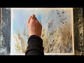 Use SALT to create a Beautiful Loose Watercolour painting, Autumn Grasses, watercolor demo