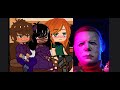 Aftons React to Michael Myers ☆||Poly relationship||☆