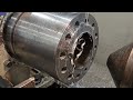 Modifying BIG Suspension Strut Rod! | CAT 785 Mining Haul Truck