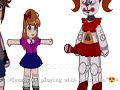 The kitten is very cute..  [ FNaF Gacha ] [ Michael Afton, Elizabeth Afton & Circus Baby ]