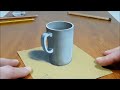 3D Trick Art on Paper   Mug   Sonhos com Dimensão