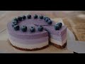 No-Bake Blueberry Cheesecake | Gluten Free Vegan Desserts