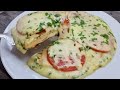 Cover the eggs with a tortilla! Delicious recipe in 5 minutes! New breakfast recipe with eggs