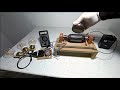 Dynamotor rotor DC AC motor generator converter, demonstration