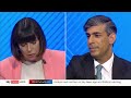 Sunak grilled over 'stop the boats' policy and legal migration | The Battle For No 10