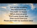 You are my Sunshine (cover)