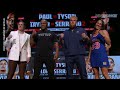 Mike Tyson, Jake Paul Have Playful First Faceoff at New York Press Conference | Paul vs. Tyson