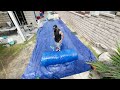 How To Roll An Inflatable Waterslide