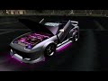 NFS Underground 2 Nissan 240SX Drift Build + Tune