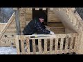 He turned the dacha into a cozy house. Start to finish