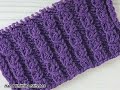 MY WHOLE FAMILY LIKED IT Stunningly beautiful! and easy New! two needle knitting stitch