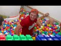 WORLDS LARGEST TOILET IN MOVING TRUCK FULL OF BALL PIT BALLS