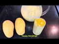 EASY MANGO MILK SHAKE TO COOL DOWN 🥭| How to make Mango shake 🥭🤤| Summer Treat👅