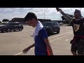 BEST School Camp Pickup EVER! Plano TX Dad Picks Son Up From Camp in Knight Crusader Costume!