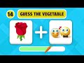 Can You Guess The VEGETABLE by Emoji? 🥕 Emoji Quiz