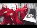 MONEY HEIST PARKOUR || What's a free day of BAD GUY || ( EPIC LIVE STORY )  B2F