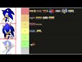 Sonic, Sonic, & Sonic Make A Sonic Tier List