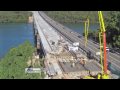 Time-lapse construction of Alfords Point Bridge Duplication by Eon-FX