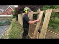 STUNNING GARDEN TRANSFORMATION | Fence Build Project