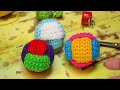 (Ball 3 segments) Techniques and crochet