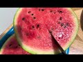 Watermelon cutting ASMR🤫