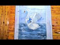 How to Draw Swan Step by step  || watercolour swan painting for beginners