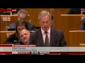 Nigel Farage in EuroParl on Brexit, MEPs not laughing now!