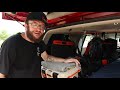 He Lives in an SUV Full-Time! Full Tour of His Setup (Nissan Xterra)