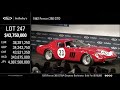 Full Auction of the $48M 1962 Ferrari 250 GTO (Monterey Car Week)