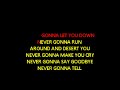 Rick Astley - Never Gonna Give You Up [Karaoke]