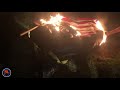 ANTIFA Sets Washington Statue On Fire With American Flag And Tear It Down In Portland!