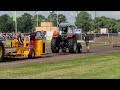 Trekkertrek Oentsjerk 18 juni 2022 .Massey Ferguson van Moai Seldsum. Driver Joeri de Groot.