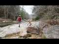 Full ASMR HIKE. Solo ADVENTURE to CLEAR creek WATERFALL.