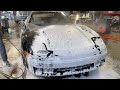 ABANDONED FOR 15 YEARS Mitsubishi 3000GT VR4 Turbo First Wash | Disaster Car Detailing Restoration!