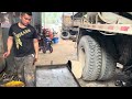 Repair and maintenance of rear axle of Howo 15 ton concrete mixer