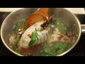 Spicy & Sour Bass Soup With Thai Basil