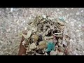 #plasticrecyclingprocess white pp plastic scrap Grinding  #plastic #scrap  #grinding #machine