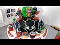 AVENGERS 2D,3D, characters Edible, hand Hulk styro fondant, with Cupcakes, Birthday Cake