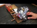 Miniature V-TWIN Engine Test