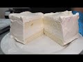 Sold out in 1 hour!! Delicious milk cream block cake making - Korean street food