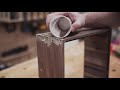 Walnut Jewelry Box with Hand Cut Dovetails 💎 How To - Woodworking