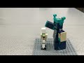 Daylens Lego Minecraft stop motion iron golem vs mobs