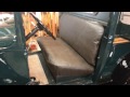 1930 Ford Model A seat upholstery