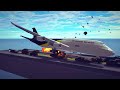 Emergency Landing On The Road | Survival Scenarios Chances | Airplane Crash | Besiege