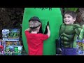 Giant HULK EGGS Surprise SMASH with the HobbyKids