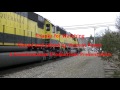 NYS&W SU-99 cruises through West Milford on a cold Spring day